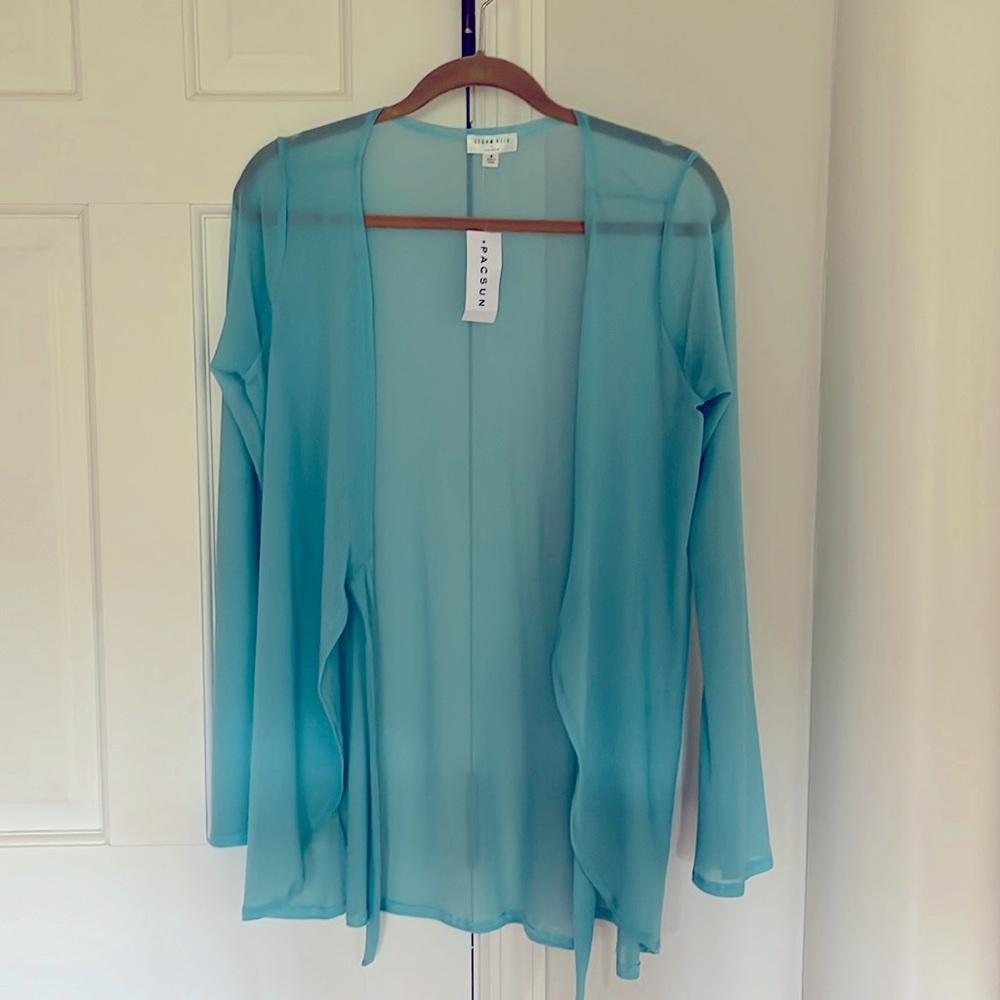 Summerful aqua bikini(s) and matching Pacsun Coverup - Picture 4 of 7